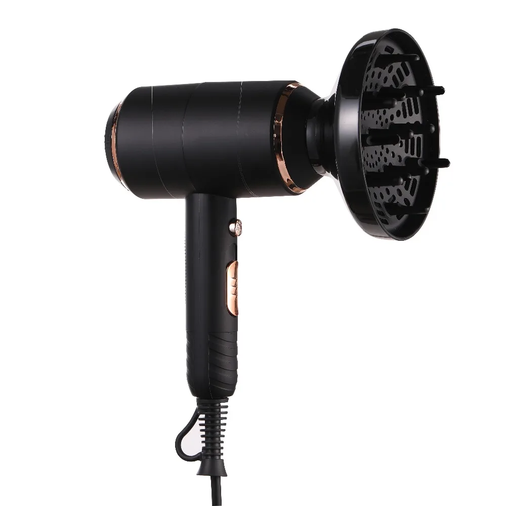 Мощная электрическая сушилка для волос Kemei с системой защиты от перегрева новая
