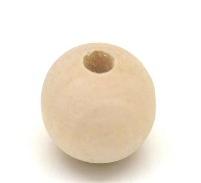 DoreenBeads 20 шт. бусины из натурального дерева 16 мм(5/") Диаметр. Новинка
