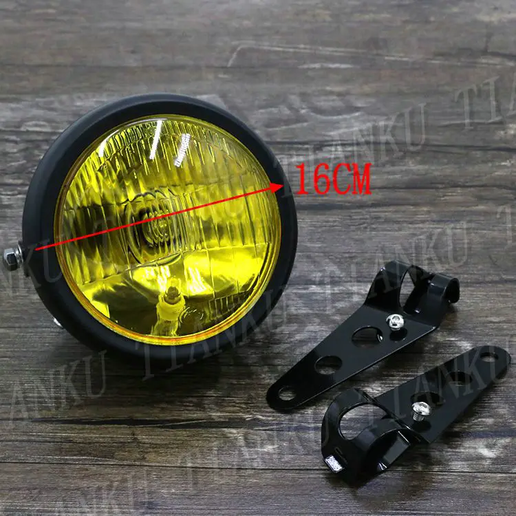 Передняя фара для мотоцикла 7 дюймов с креплением Kawasaki Vulcan Classic VN 400 VN500 VN800 900 1200 1500