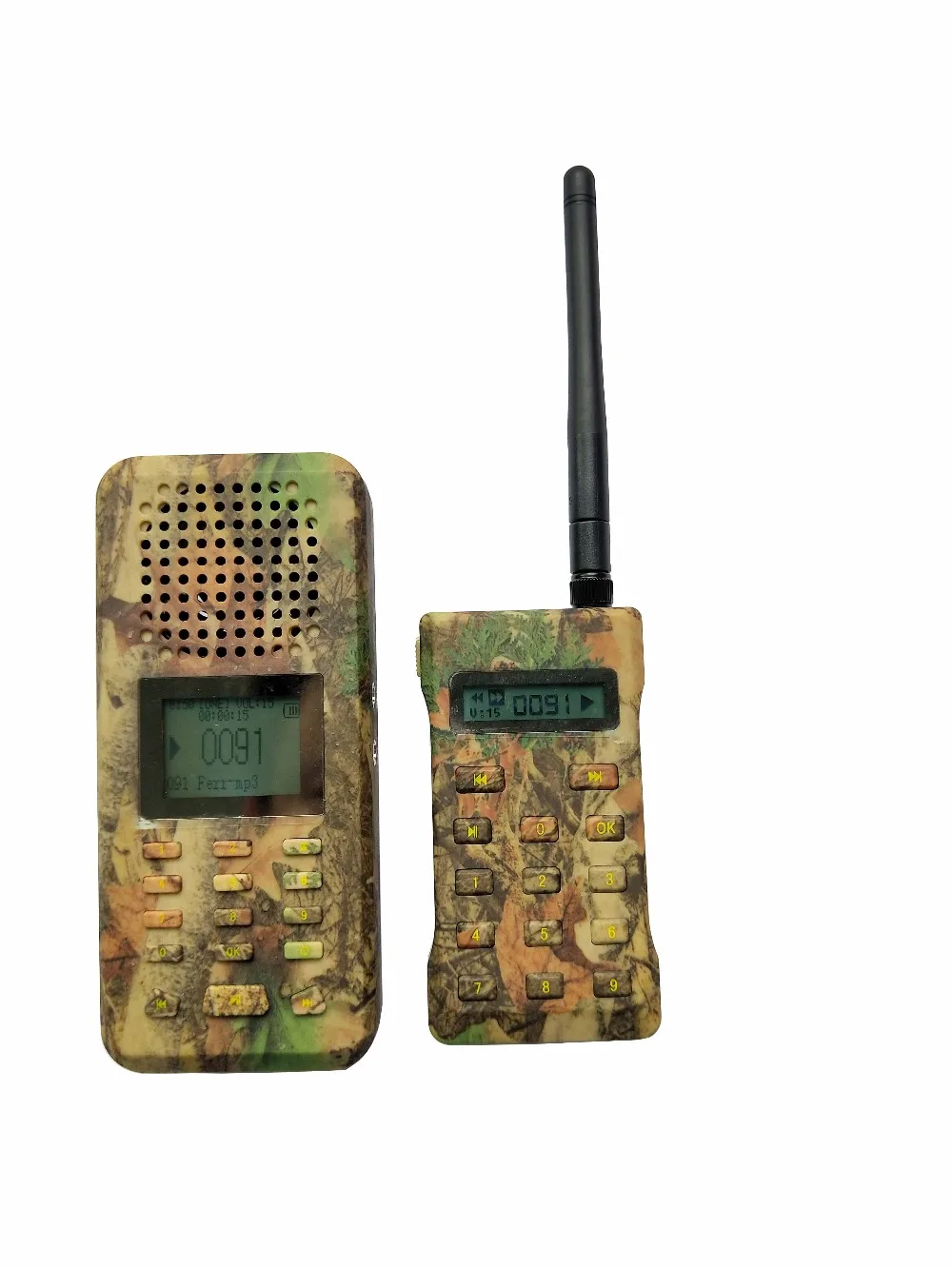 

PDDHKK Camouflage 20W 126dB Bird Caller Hunting Decoy Sound Loud Speaker with 150 Bird Voice Remote Control 2200mAh Battery