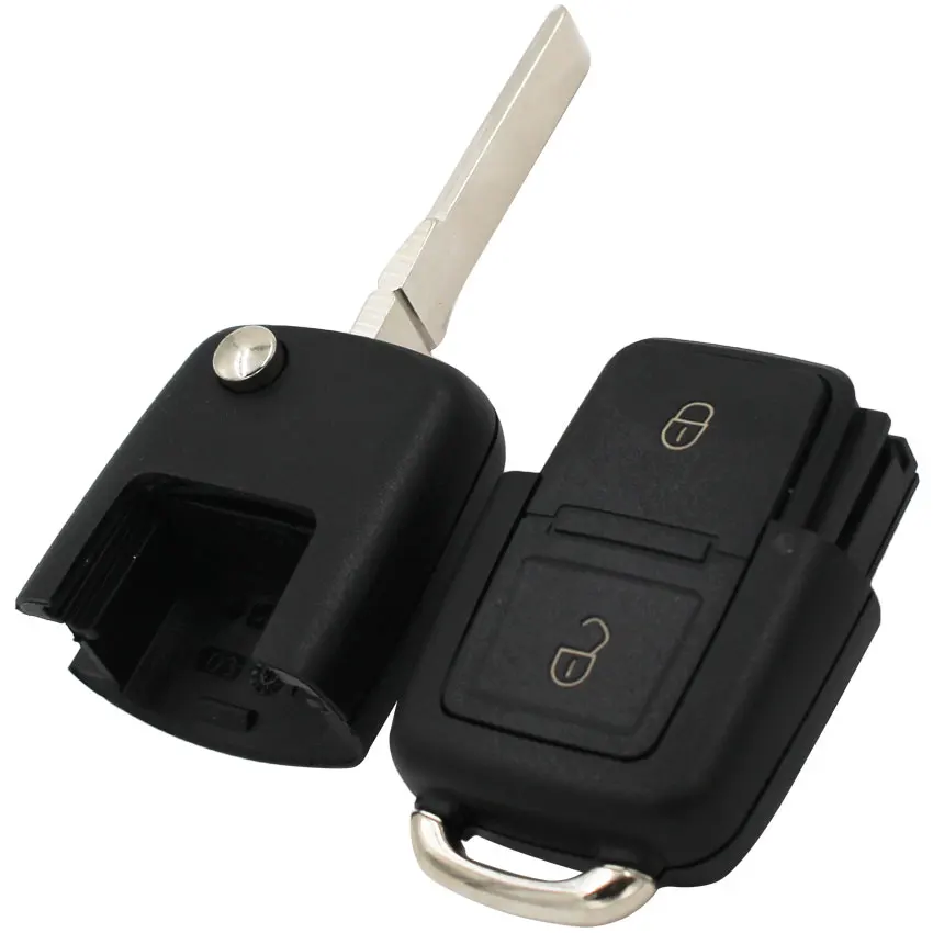 2 кнопки Складная откидная оболочка ключа дистанционного управления Корпус для
