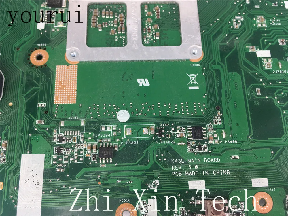 Материнская плата yourui K43L для ноутбука с зеркальным процессором HM65 Φ K43 K84L X84L X84H