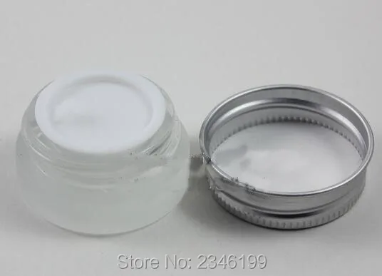 Женская стеклянная баночка для крема 5 мл пустой косметический контейнер из