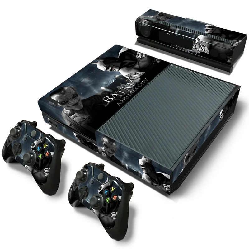 Виниловая наклейка для консоли Microsoft Xbox One с 2 контроллерами геймпада Xboxone