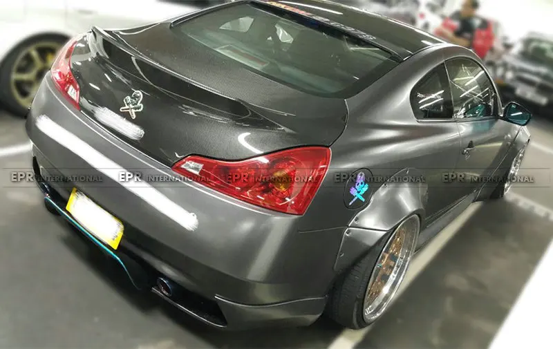 Передний бампер из стекловолокна для Infiniti G37 LB со сплиттером переднее и заднее