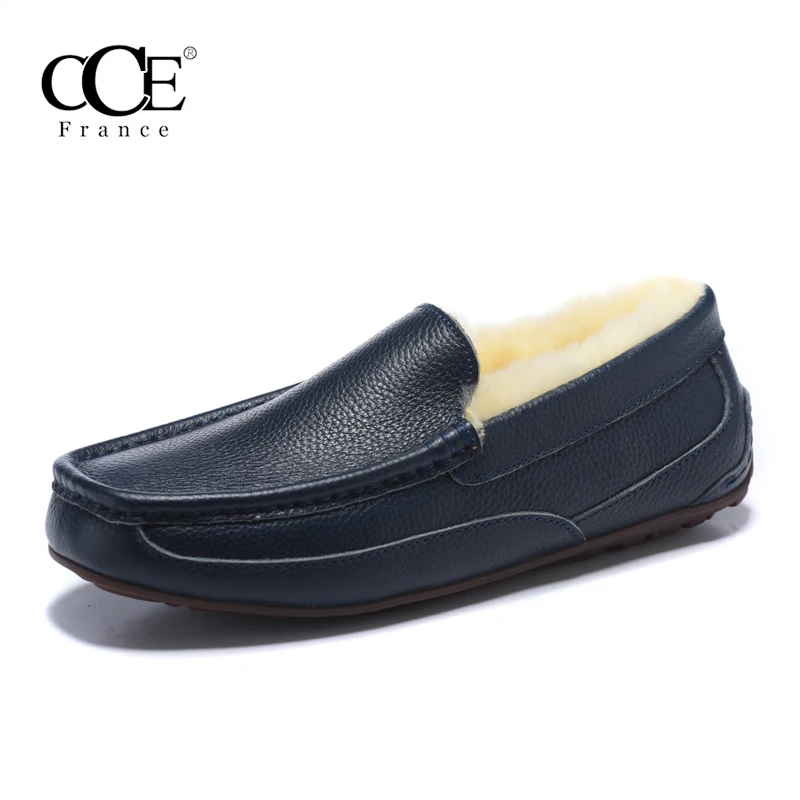 2016 CCE/модные мужские лоферы наивысшего качества из натуральной овечьей шерсти с