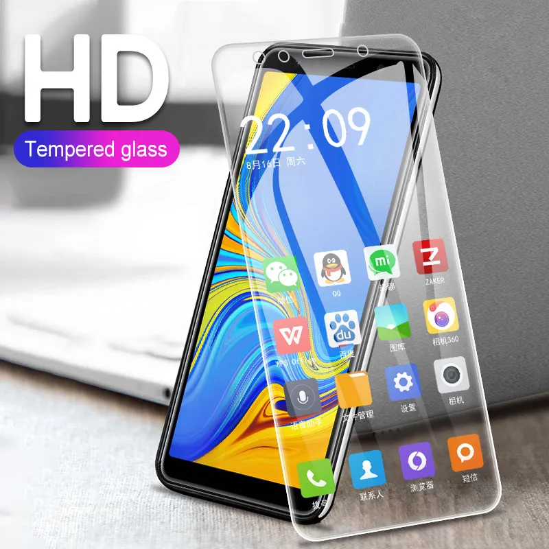 Для Samsung A7 2018 стекло Ультра тонкое закаленное для Galaxy A9 M40 M30 M10 M20 Защитная пленка