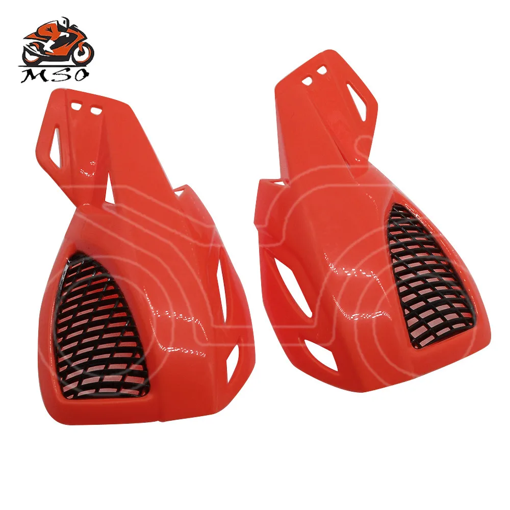 Красный Универсальная защита рук мотоцикла защита рук протектор для Kawasaki Suzuki Honda Yamaha KTM SX EXC XCW SMR мото байк квадроциклы 22 мм - Цвет: Красный