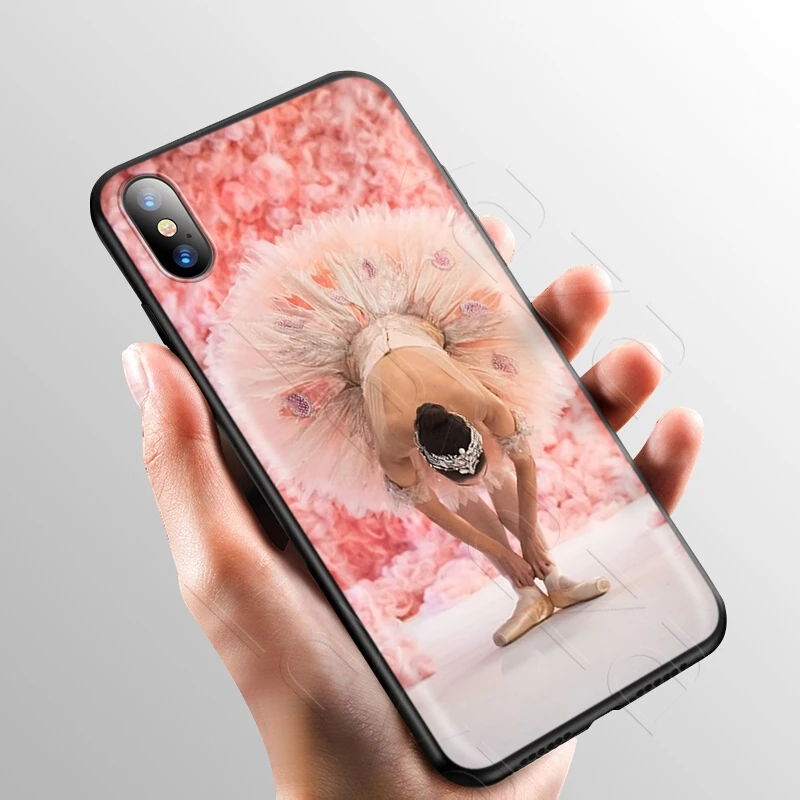 2 Lavaza девочка танец балет балерина тапочки чехол для iPhone 11 Pro XS Max XR X 8 7 6 6S Plus 5 5S se - Цвет: 2