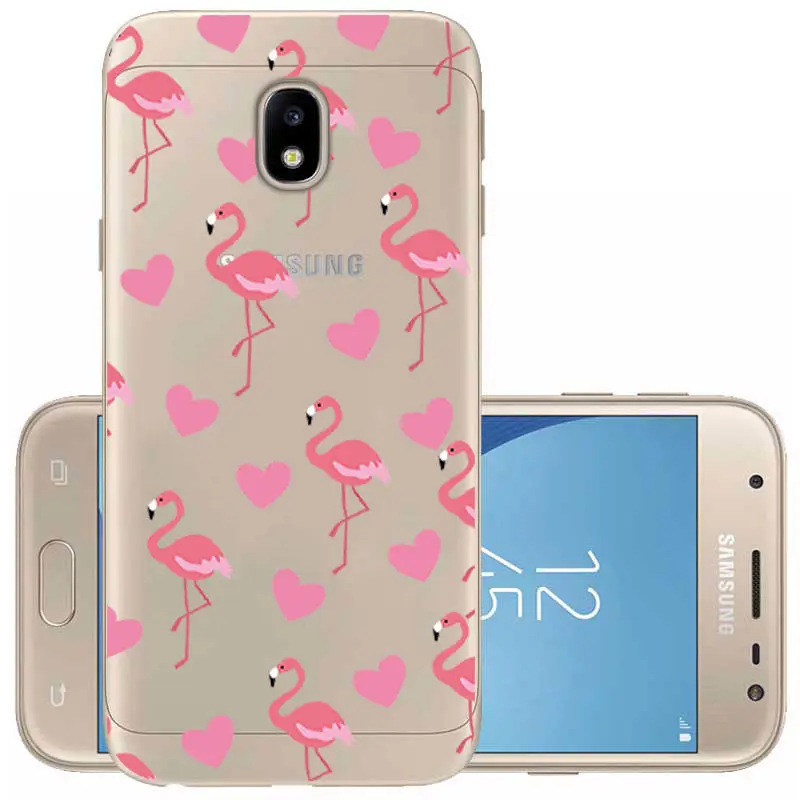 Arvin окрашенные Чехлы для Samsung Galaxy J730 прозрачный мягкий чехол из ТПУ J7 2017 умный