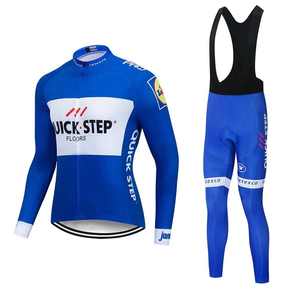 Cycling suit Быстрый шаг мужские про команды Велоспорт Джерси с длинным рукавом велосипед MTB комбинезон костюм быстросохнущая дышащая гоночная велосипедная одежда - Цвет: Cycling suit