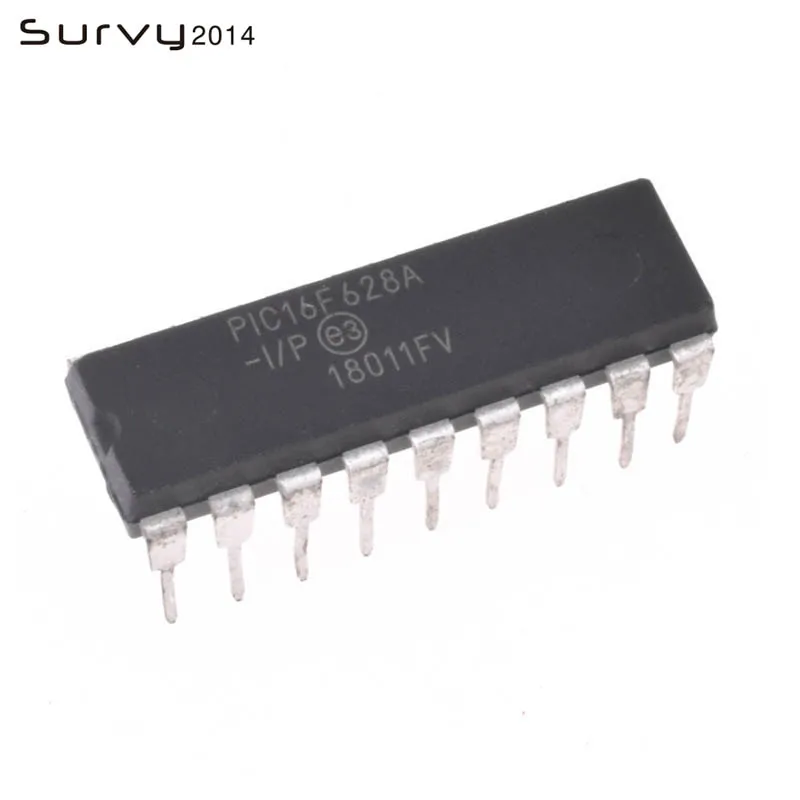 5 шт PIC16F628A-I/P DIP-18 PIC16F628A PIC16F628 16F628 на основе вспышки 8-битные микроконтроллеры CMOS |