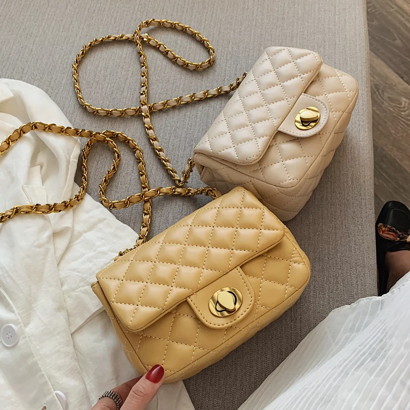 2019 Новая женская маленькая квадратная сумка из ПУ кожи мессенджер шикарная на