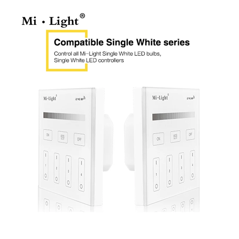 Умный пульт дистанционного управления Milight T1 AC220V с 4 режимами яркости и