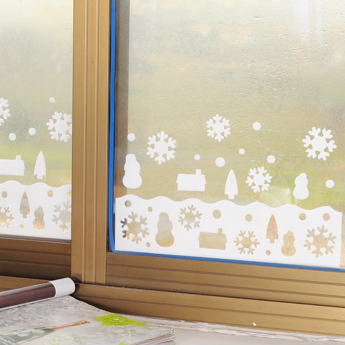 Нетканые тканевые оконные пленки самоклеящиеся домашние декоративные