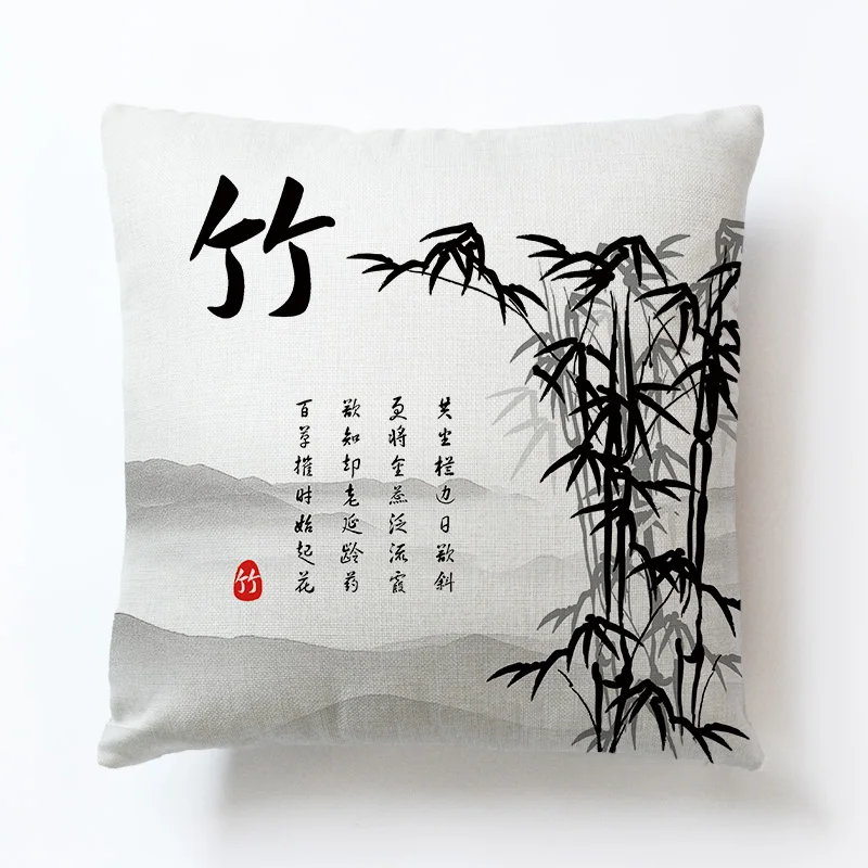 RUBYLOVE свежие цветы мультики листья лотоса подушки чехлы для диванов|Наволочки| |