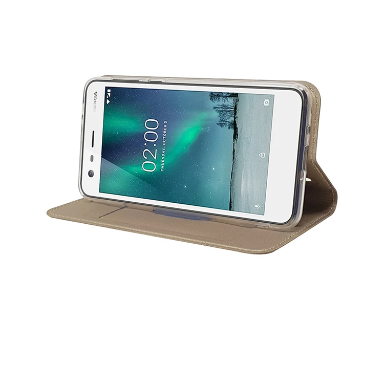 Роскошный кожаный чехол книжка для Nokia 2 бумажник Nokia2 TA 1029 1035 телефона 5 дюймов