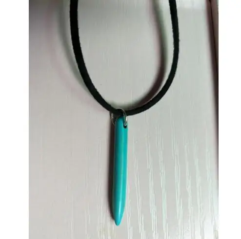 N373 2018 горячая Распродажа черная бархатная кожаная веревка Чокеры ожерелье синий