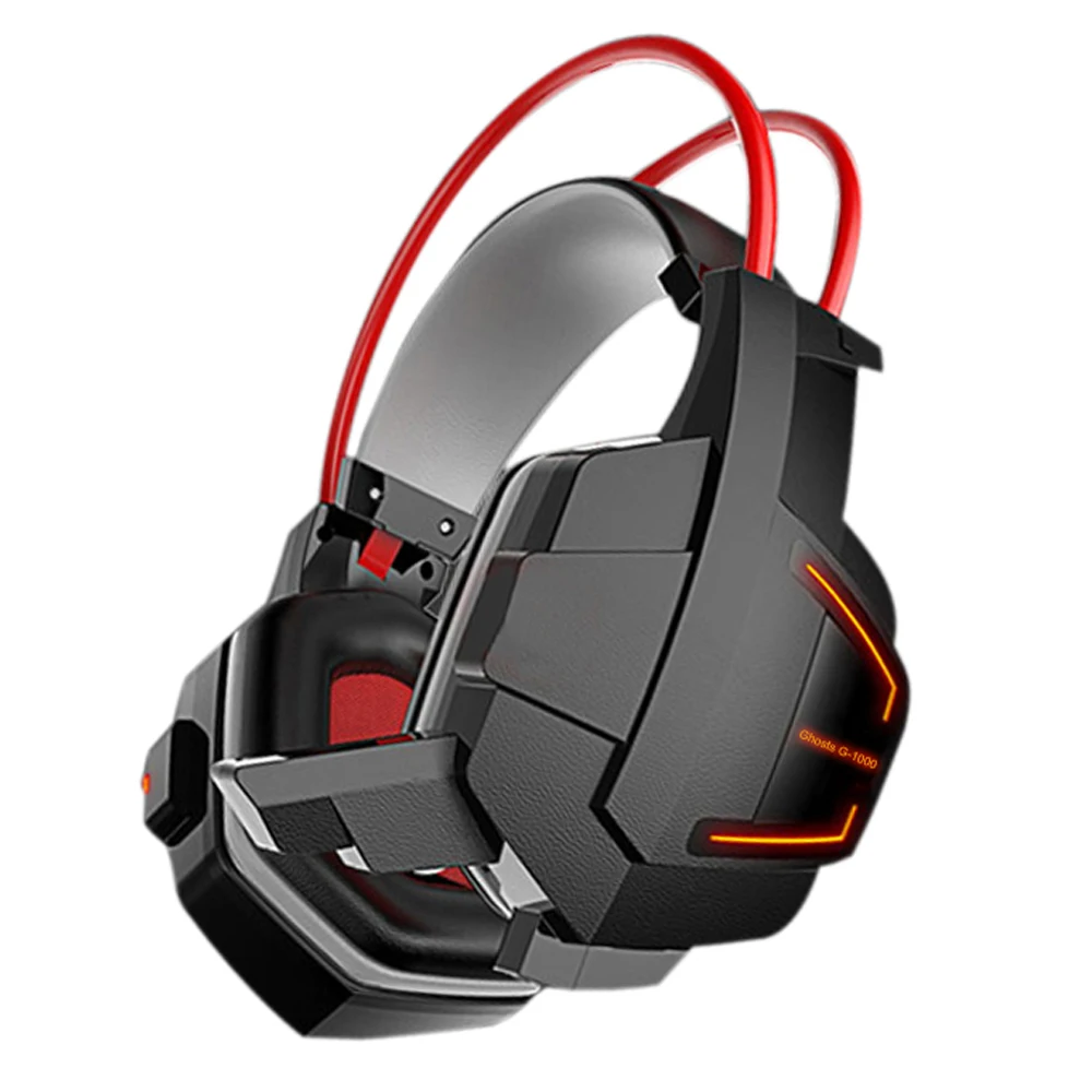 AIPAL Проводные Игровые наушники DJ гарнитура 3 5 мм AUX USB gamer PC стерео с микофоном LED