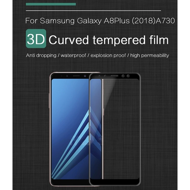 MOFI for Samsung Galaxy A8+ (2018) / A730 Tablet 0.3mm 9H Surface Hardness 3D Curved Edge Tempered Glass Screen Protector | Компьютеры и
