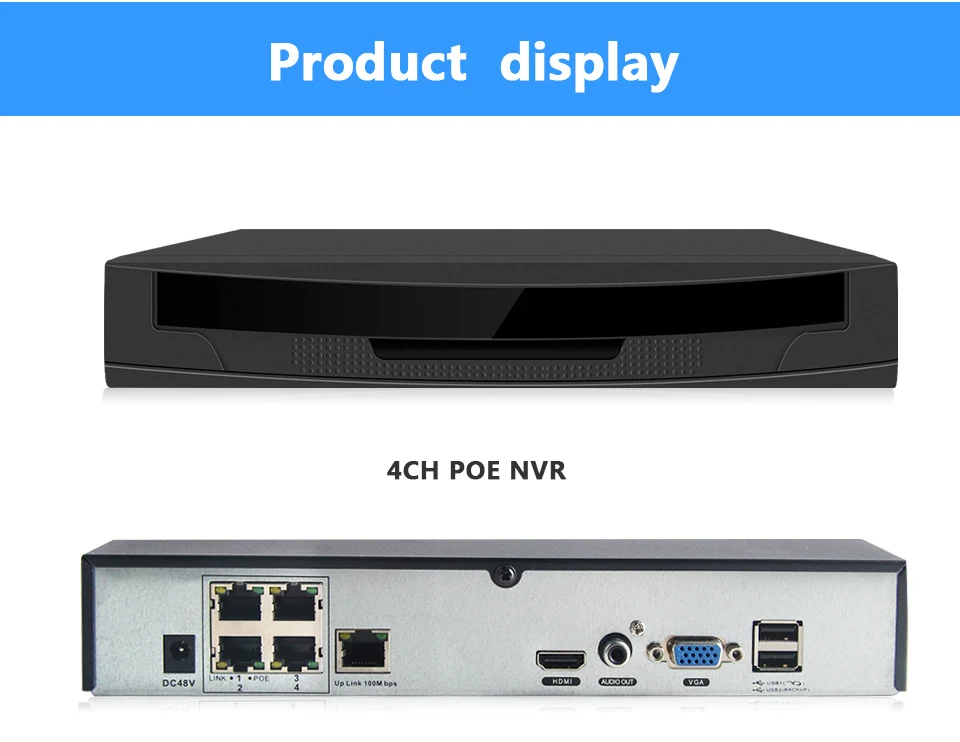 LOOSAFE сеть POE видео Запись CCTV система Комплект XMEYE 48 В 8ch 1080P для POE камеры домашней безопасности ONVIF P2P