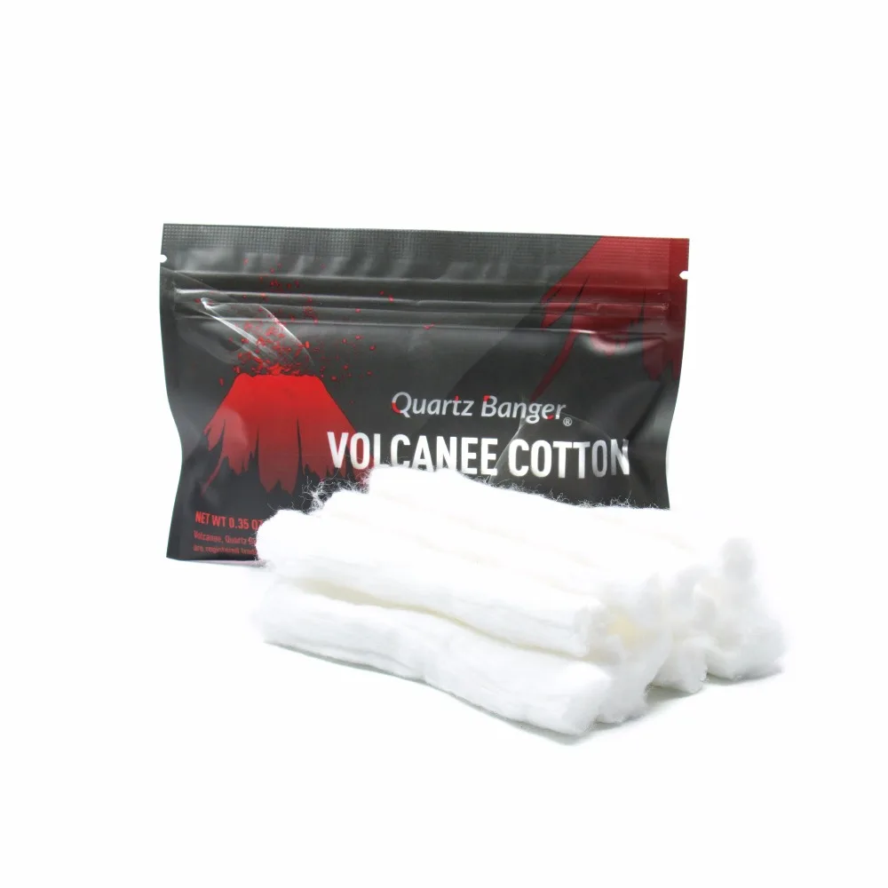 Volcanee Органическая электронная сигарета хлопок для RDA RTA атомайзер катушка фитиль