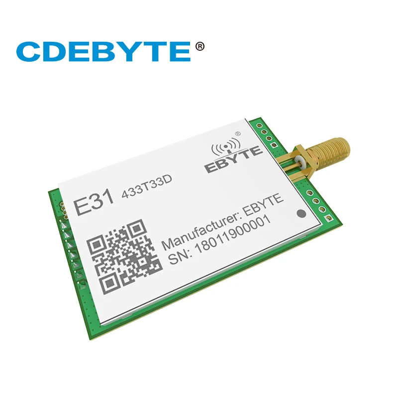 Беспроводной приемопередатчик UART AX5043 433 МГц 2 Вт SMA антенна IoT uhf радиочастотный