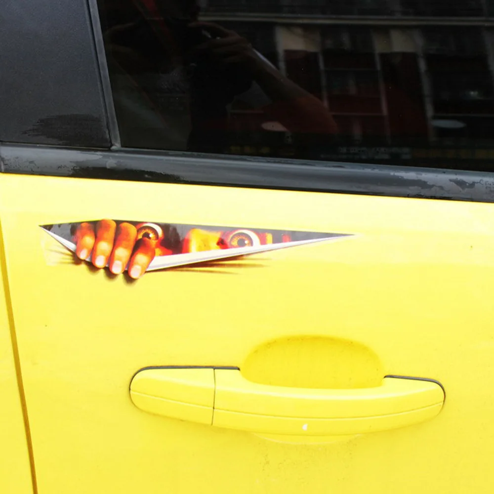 3D автомобиля творческий модифицированные наклейки Глаза Peeking Монстр