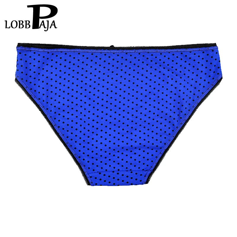 Женские трусики в горошек LOBBPAJA хлопковые 6 шт./партия|lingerie fabric|lingerie collectionlingerie diva |