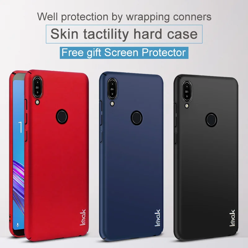 IMAK JAZZ тонкие чехлы для телефонов Asus Zenfone Max Pro M1 чехол ZB601KL ZB602KL жесткий матовый из
