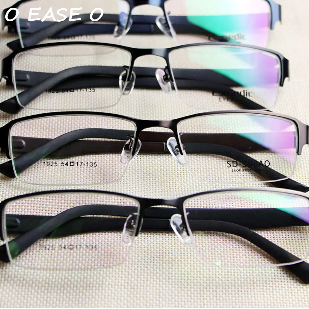 Хит полуоправа титановые очки унисекс удобные четыре цвета по рецепту оправы для