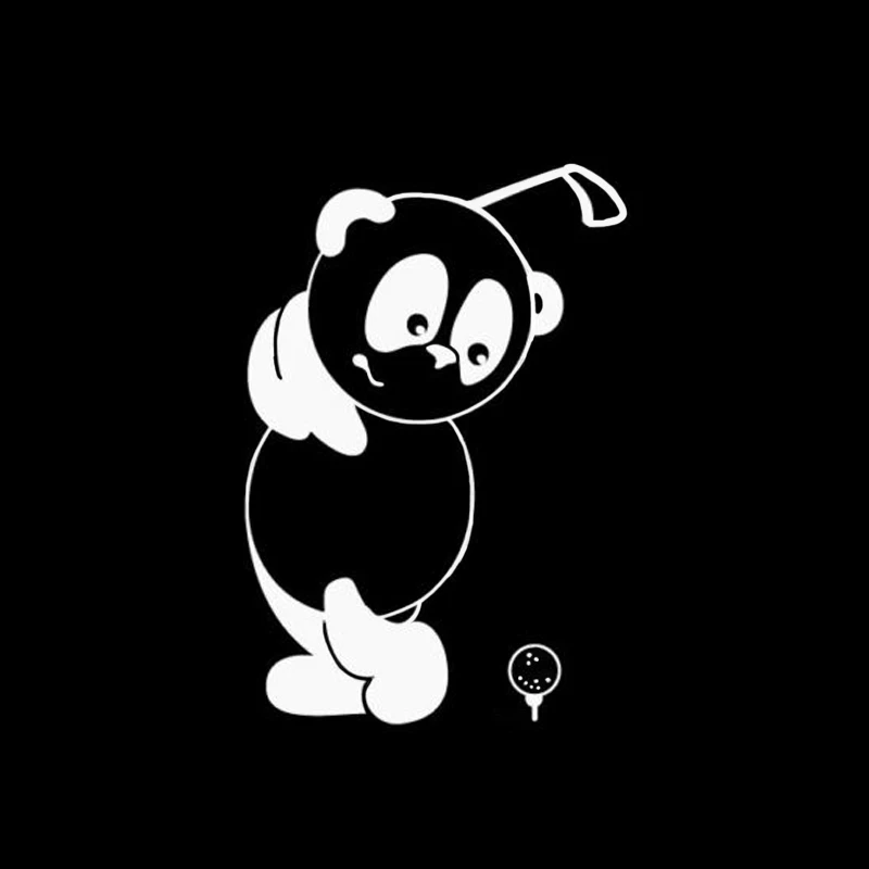 QYPF 10 3*15 2 см милый хищник маленькие животные декор для гольфа графическая