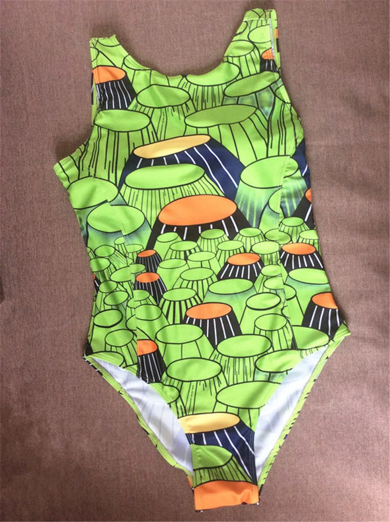 Сексуальный женский купальник Женский бандажный бикини пляжная одежда с зеленым