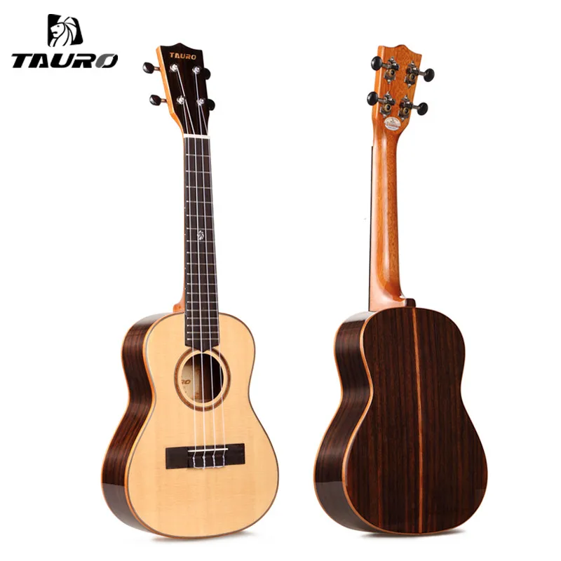 Высококлассная электрическая укулеле для концертов Eq 23 твердые еловые Струнные