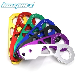 Leosport-пароль для красного буксирного крюка в стиле JDM с логотипом для заднего буксирного крюка из алюминиевого сплава для Honda Civic