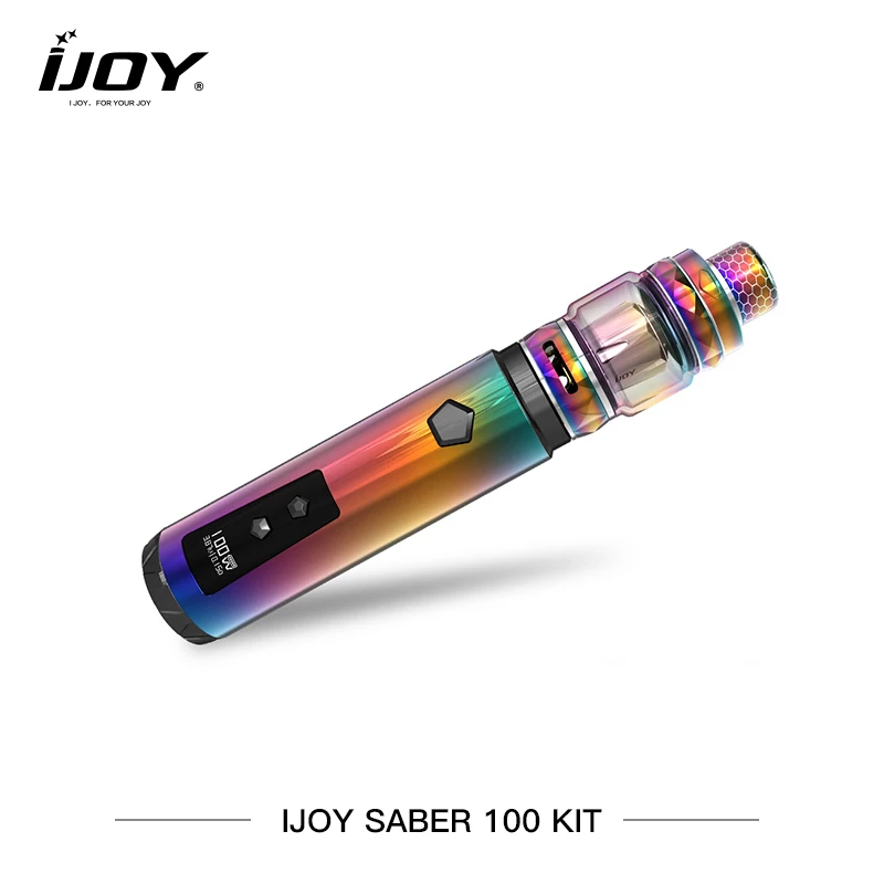 IJOY Saber 100 Вт комплект 20700 батарея Vape ручка с бриллиантом Sub Ом Танк испаритель OLED