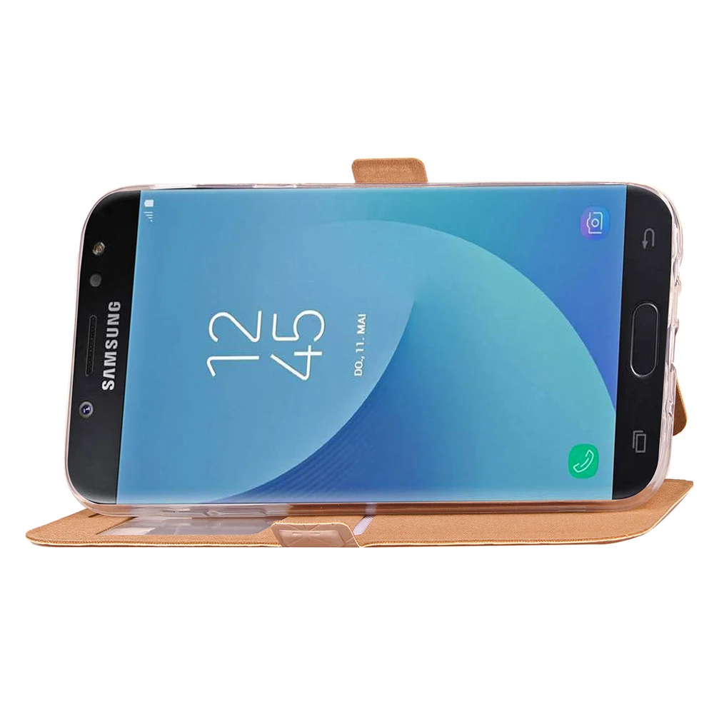 Кожаный чехол кошелек с откидной крышкой для Samsung Galaxy J3 J5 J7 2017 Pro J3pro J5pro J7pro J 3 5 7 SM