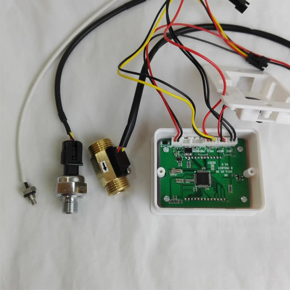 US211M Lite цифровой расходомер топлива 5V+ измеритель артериального давления+ Температура метр+ Датчик потока+ измеритель артериального давления+ Температура датчик