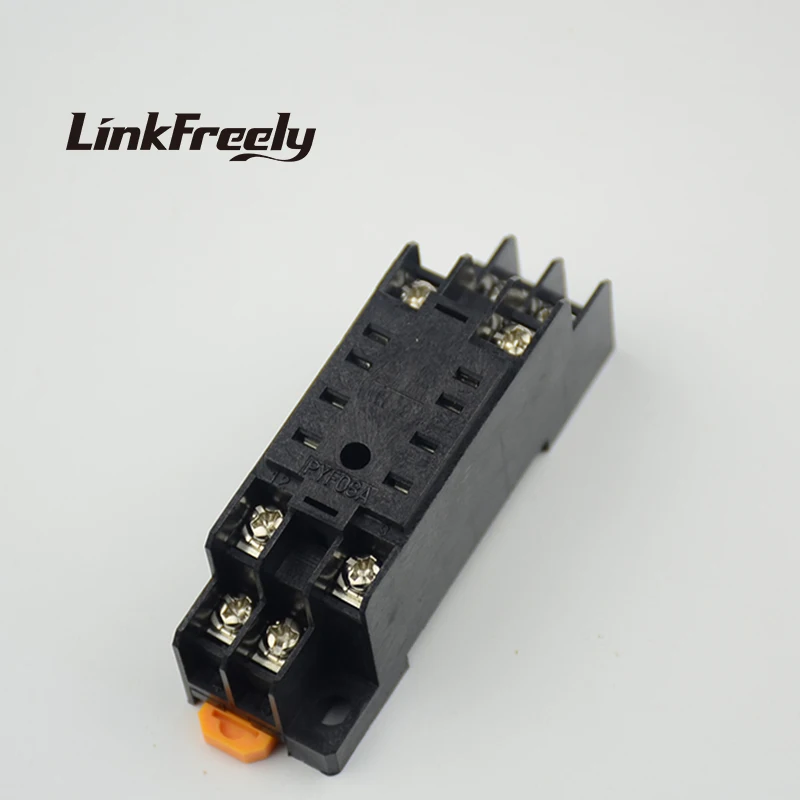 PYF08A Φ 2NO + 2NC 8 контактное реле монтажное базовое держатель розетки для USB HH52P