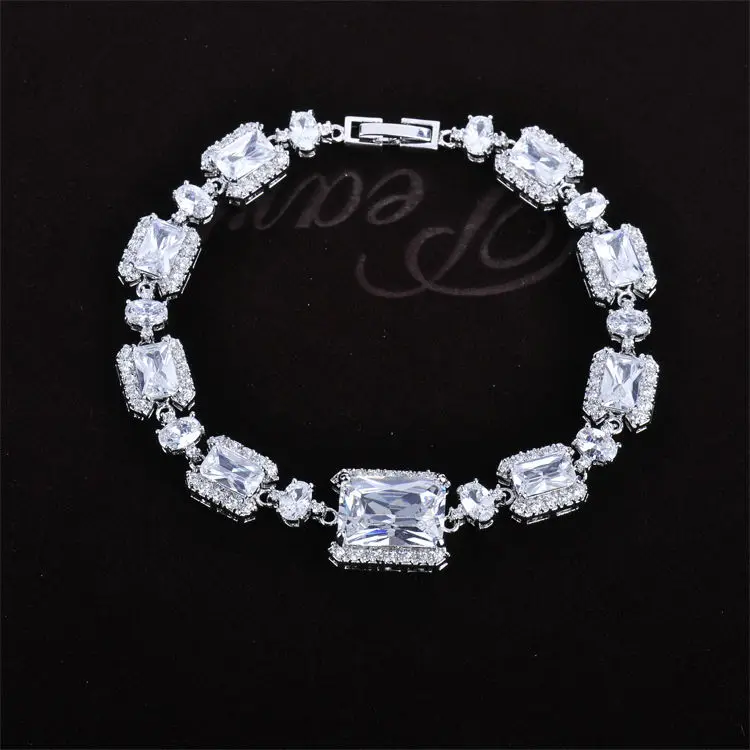 Free Shipping Fashion Bracelets for Women Gold/Silver Plated Element Austrian Crystal Bracelet Wedding Engagement Jewelry S0246 | Украшения