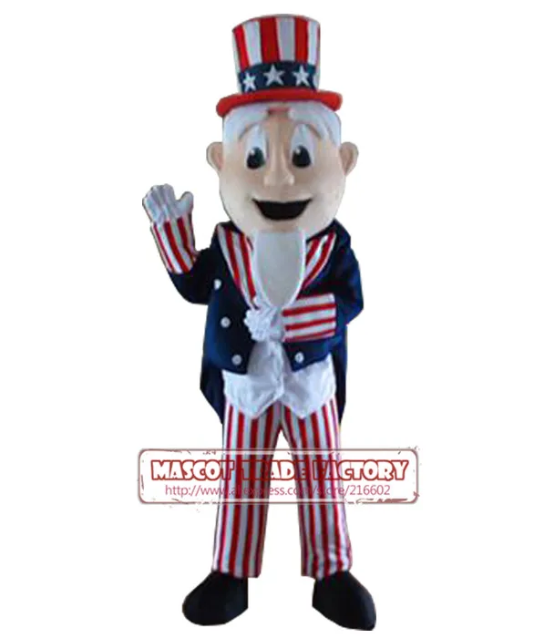 

NEW Lovely Uncle Sam Costume Adult Uncle Sam Mascot Costume
