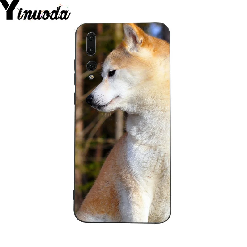 Чехол для телефона Yinuoda с изображением милой собаки Akita Huawei P9 P10 Plus Mate9 10 Mate10 Lite P20 Pro