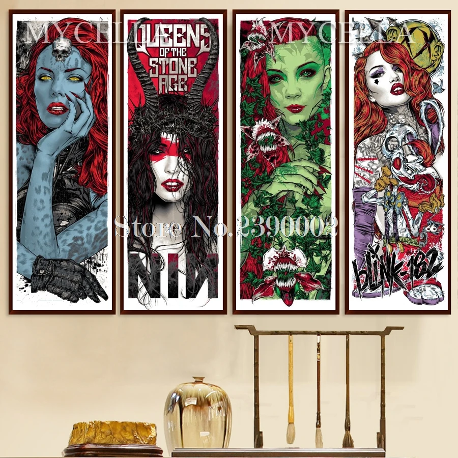 Ретро постер набор для алмазной вышивки сделай сам женский цветок скелет ремесла