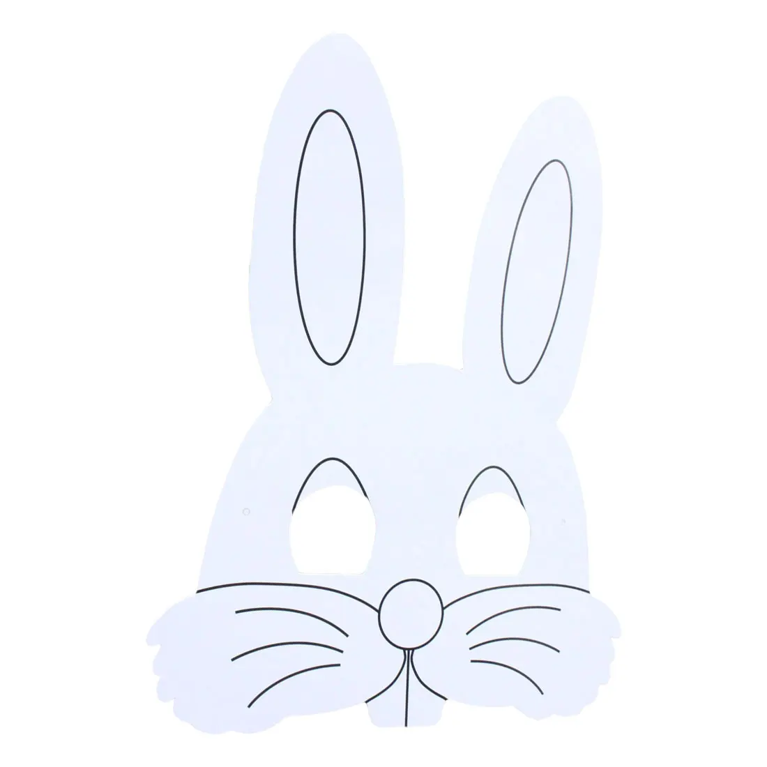 Rabbit Маски животных, детские руки, сделай сам, вечерние, пустые, художественные поделки, для детского сада, дошкольного возраста, граффити, художественные поделки, игрушки - Цвет: Rabbit