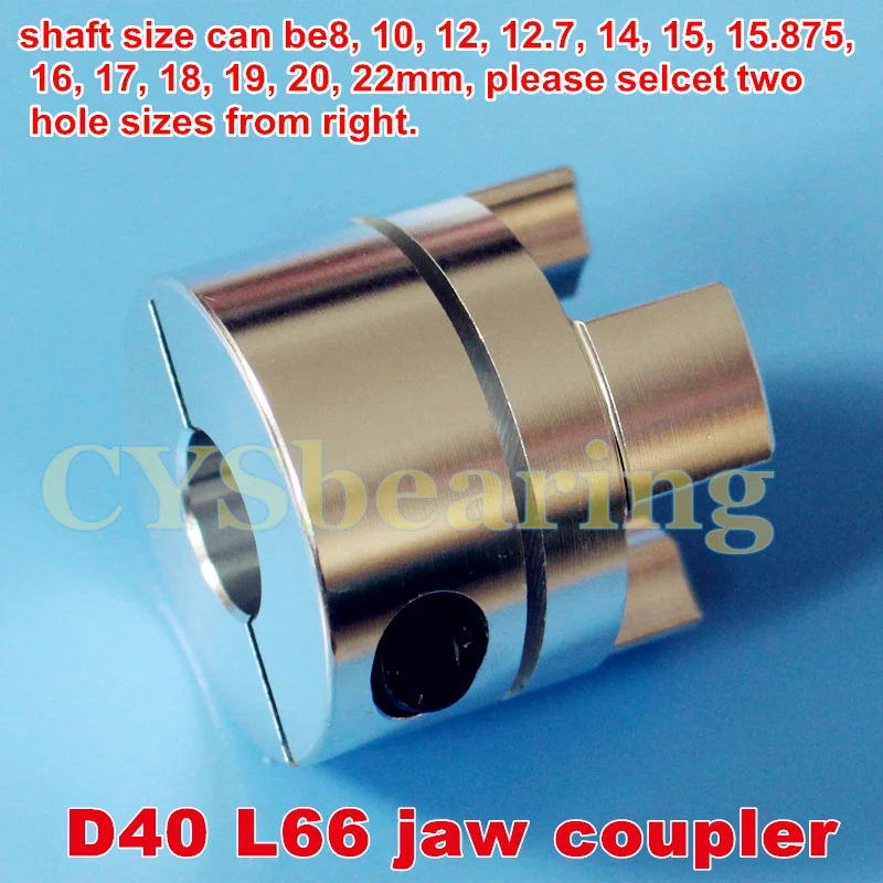 1 шт. гибкая муфта D40 L65 66 CNC 8 10 12 7 1/2 14 15 5/8 16 17 18 19 20 22 мм|spider shaft coupling|flexible couplershaft coupling |