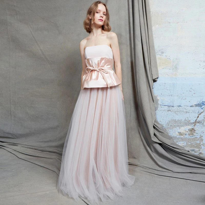 

Fairy Soft Tulle Long Skirt High Quality 3 Layers Tulle Floor Length Bridesmaid Skirt Tutu Custom Made Cheap Wedding Tulle Skirt