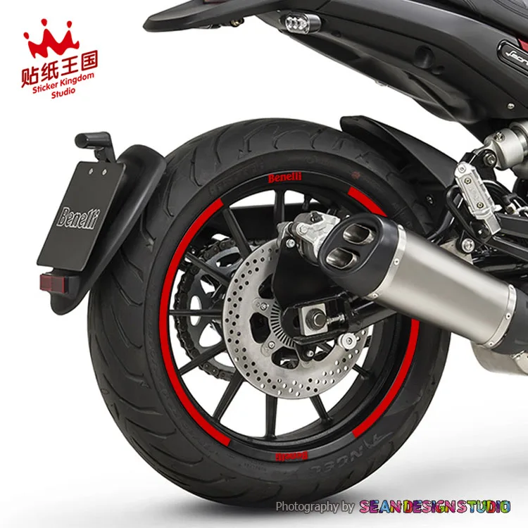 Колесные наклейки для Benelli BN 300 600 Leoncino 500 TNT899 светоотражающие полосы на обод