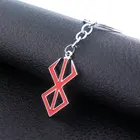 Брелок с логотипом японской игры Берсерк, брелок с подвеской с красным логотипом кишки, для женщин и мужчин, чокер, Ювелирное Украшение
