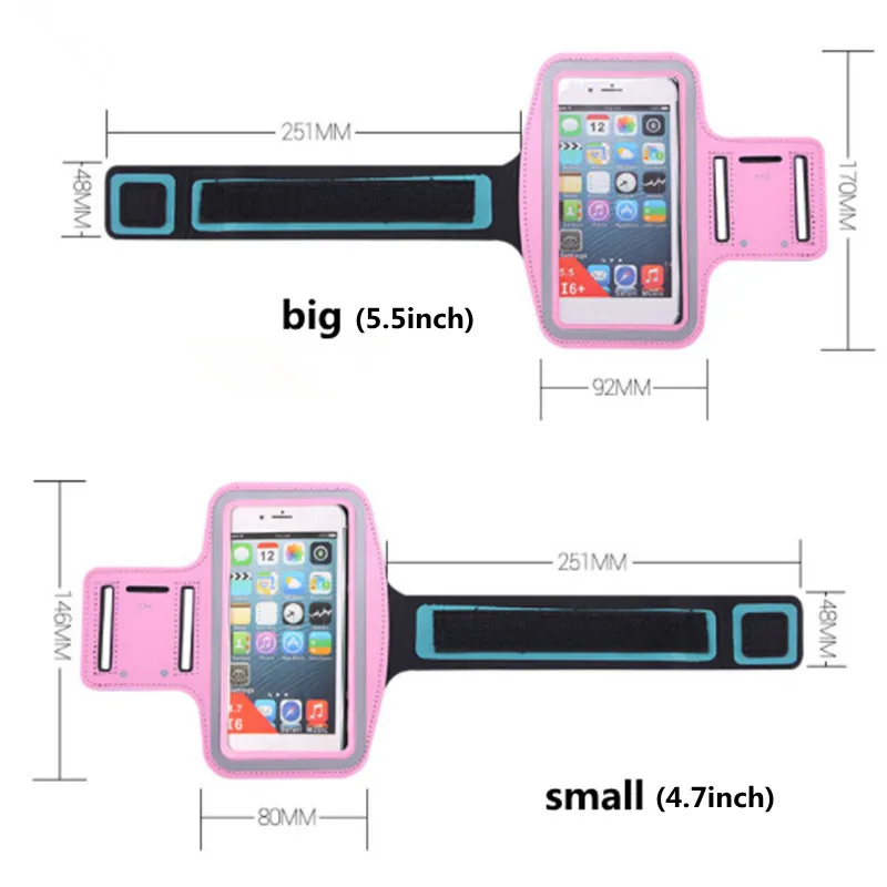 

MELIFE Sports Running Waist Bag Cycling Jogging Accessories Arm Bags For iPhone 7 6 6s Plus 5 SE For Samsung S3 4 5 S7 Note 3 4