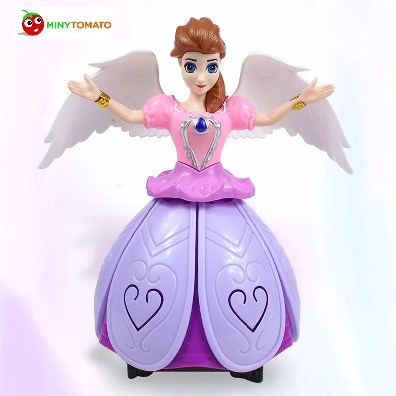 Электрическая танцевальная сказочная музыкальная игрушка принцессы с музыкой
